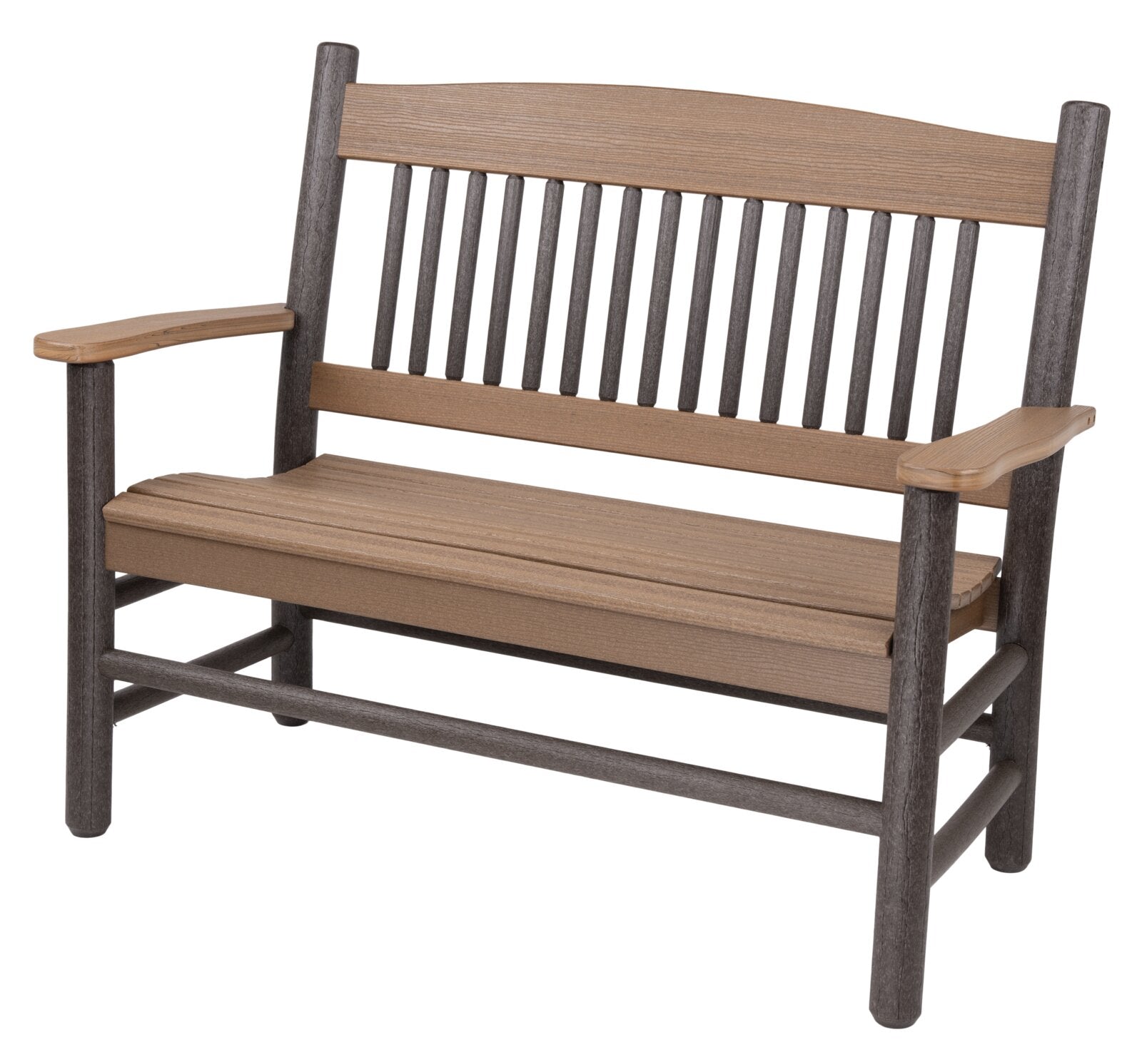 Poly Log Park Bench